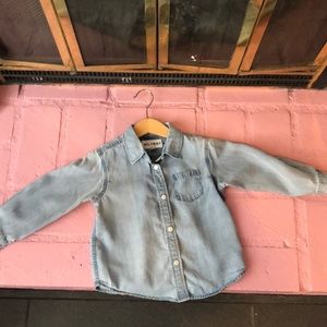 Toddler Denim Button Down Shirt